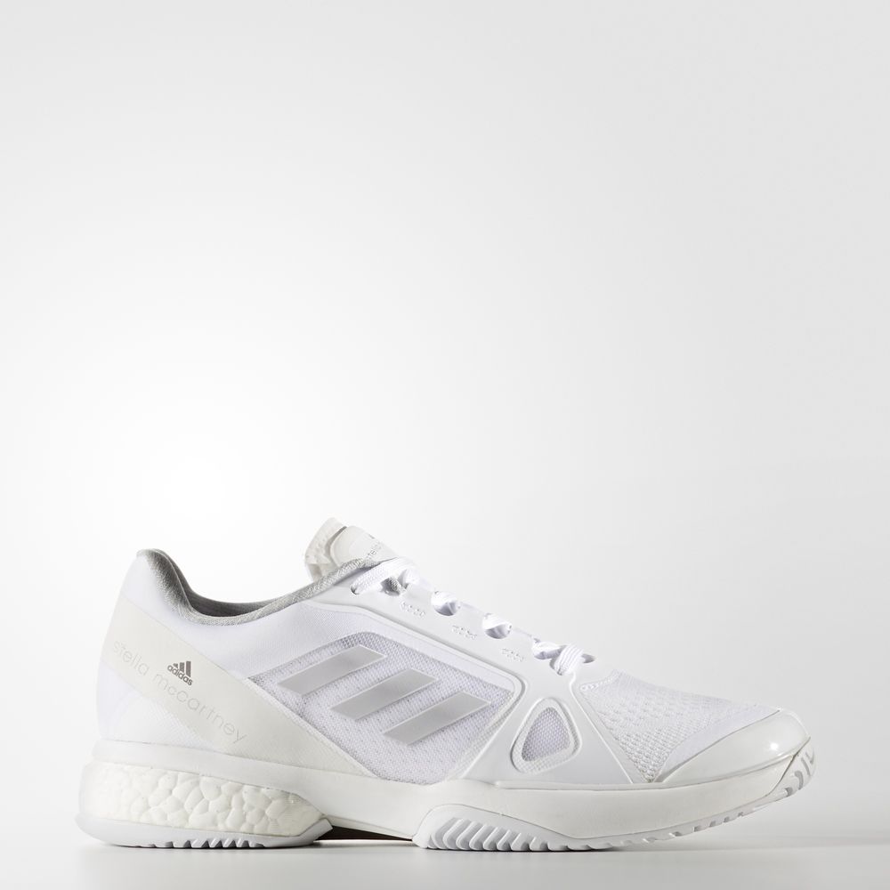 Adidas By Stella Mccartney Barricade Boost 2017 - παπούτσια τένις γυναικεια - Ασπρα/Γκρι/Γκρι,Μέγεθο